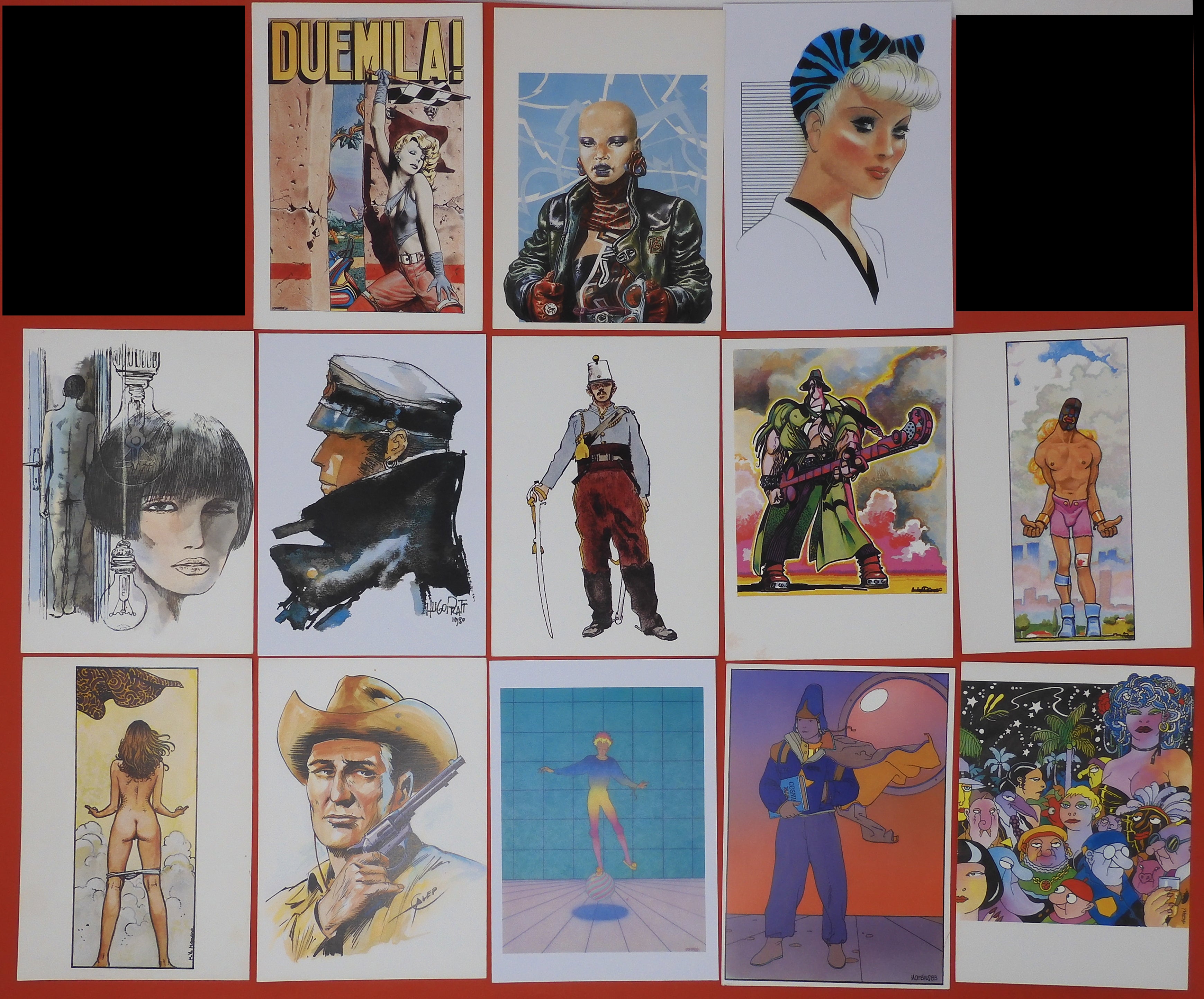 Cartoline l'Autore e il Fumetto