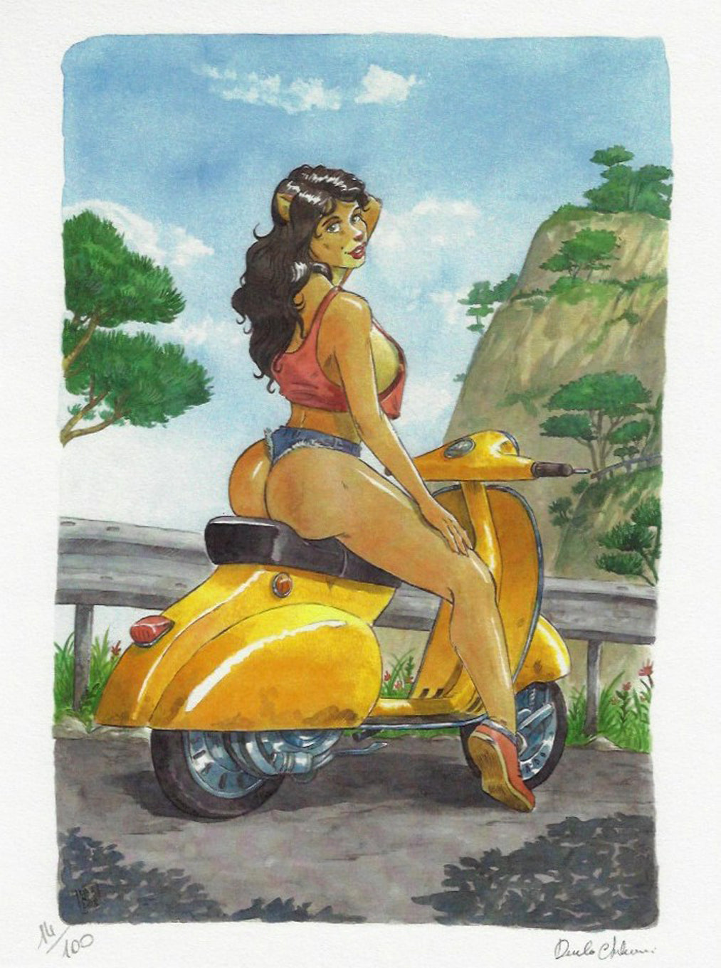 Portfolio Hot Summer con Disegno originale 9