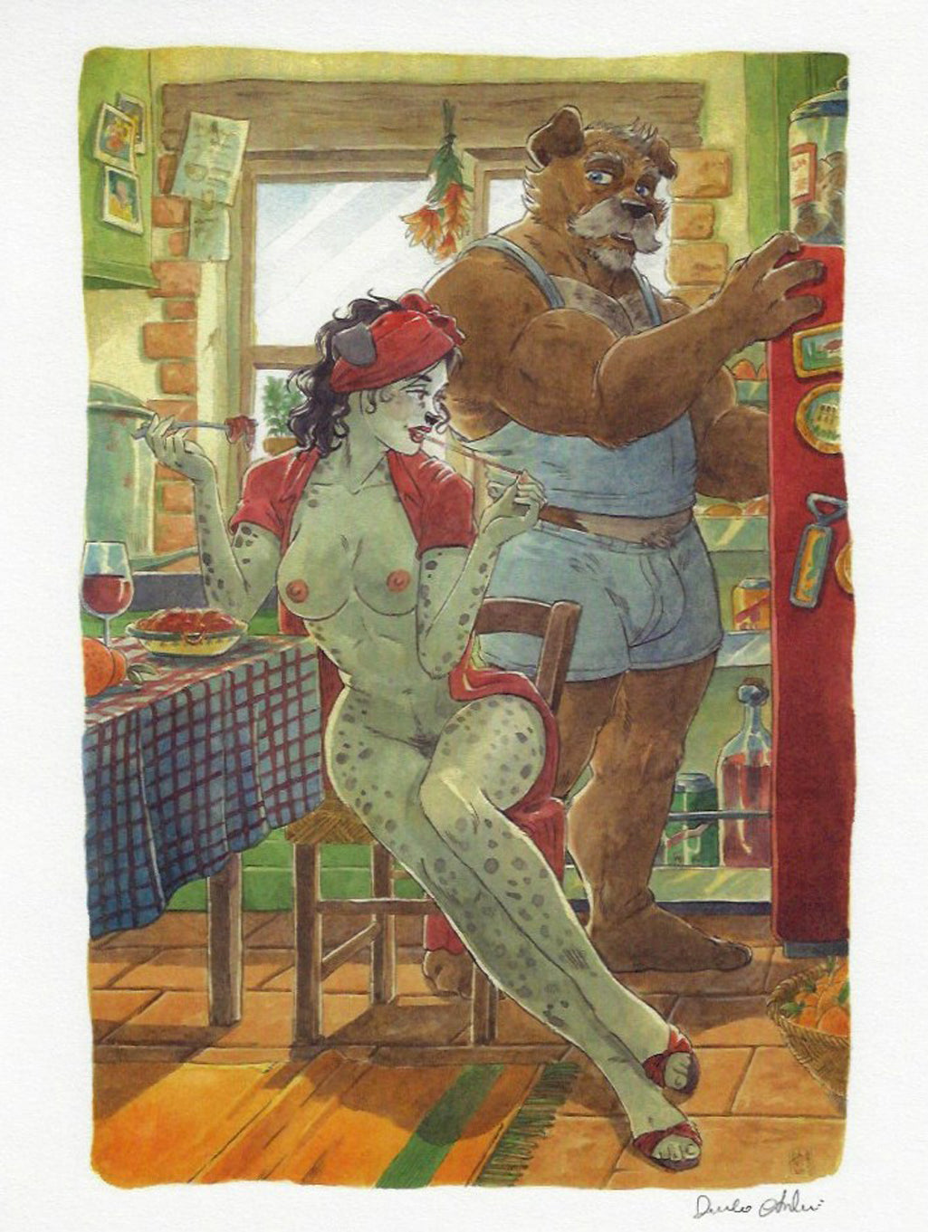 Portfolio Hot Summer con Disegno originale 9