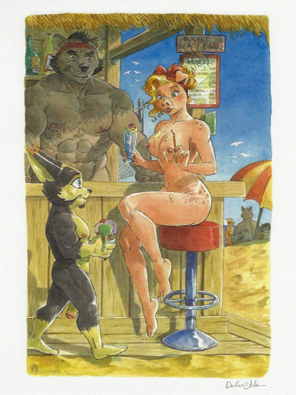 Portfolio Hot Summer con Disegno originale 9