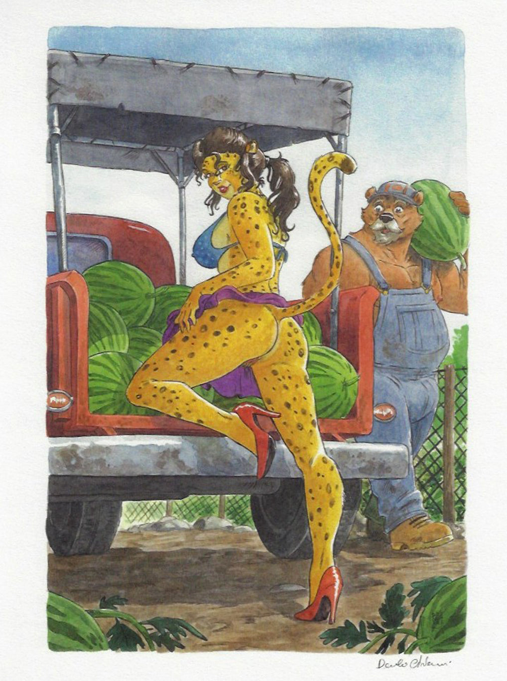 Portfolio Hot Summer con Disegno originale 9