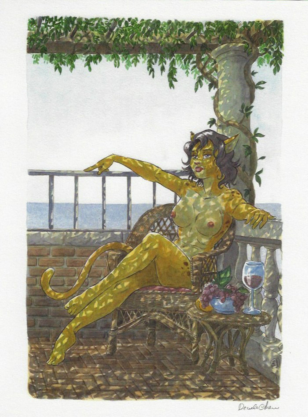 Portfolio Hot Summer con Disegno originale 9