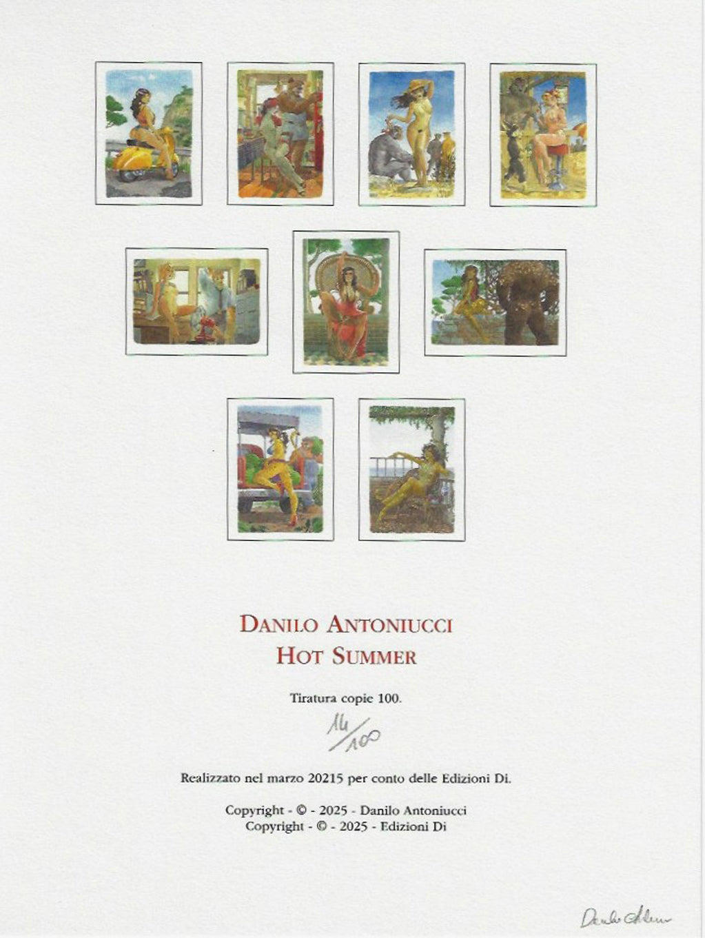 Portfolio Hot Summer con Disegno originale 9
