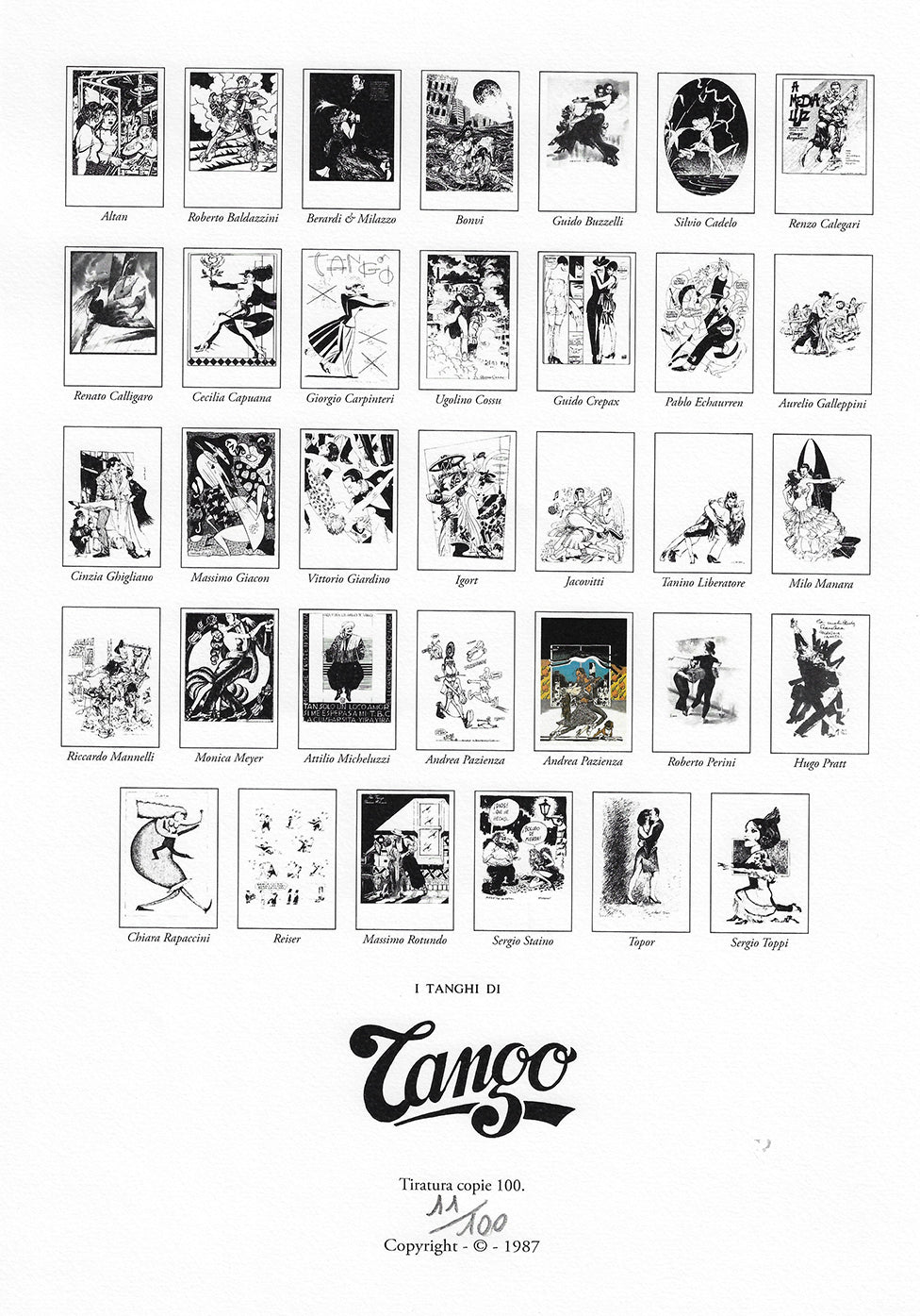 Autori Vari, Portfolio I TANGHI DI TANGO