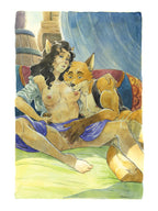 Portfolio Temptations Malandrine With Original Drawing 10