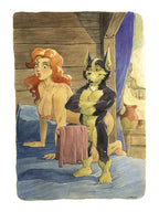 Portfolio Temptations Malandrine With Original Drawing 10