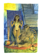 Portfolio Temptations Malandrine With Original Drawing 10