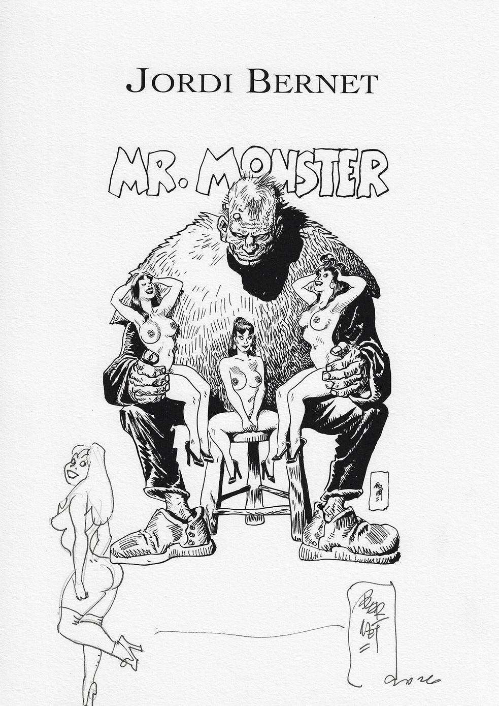 Bernet Portfolio Mr. Monster con disegno originale 10
