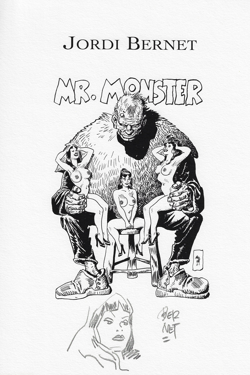 Bernet Portfolio Mr. Monster con disegno originale 22