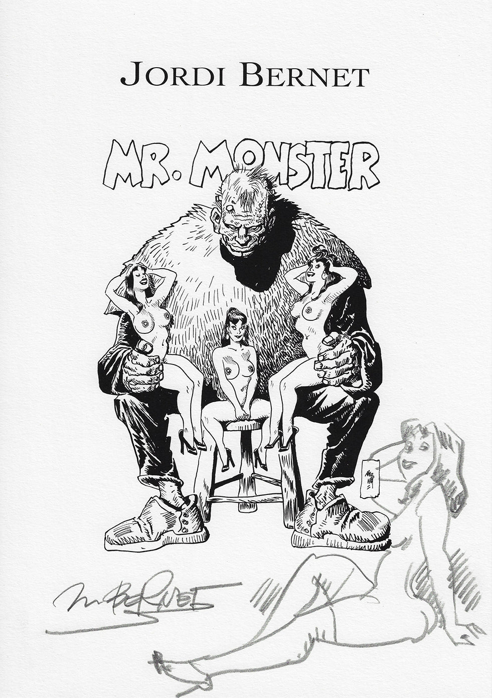 Bernet Portfolio Mr. Monster con disegno originale 6