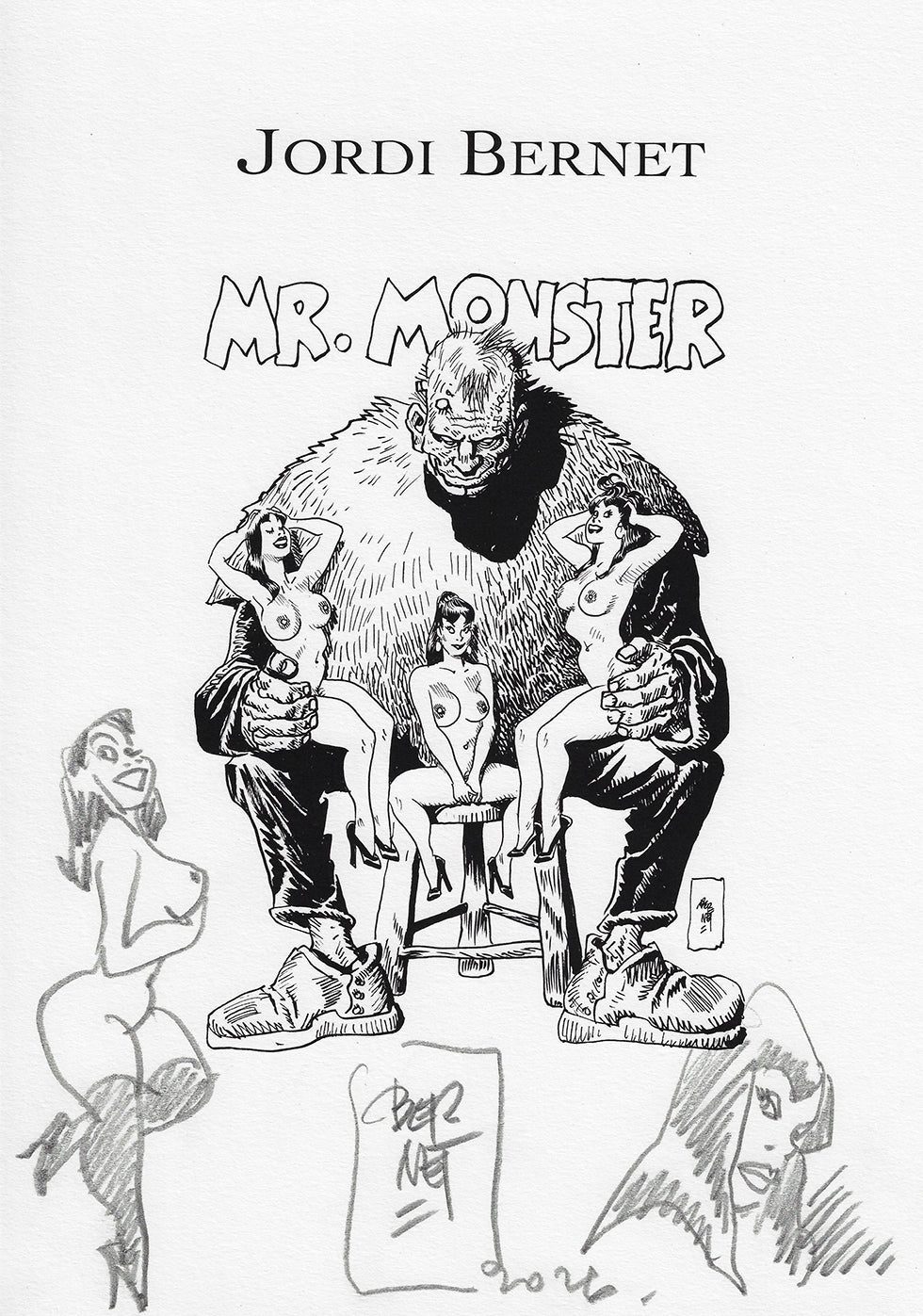 Bernet Portfolio Mr. Monster con disegno originale 8