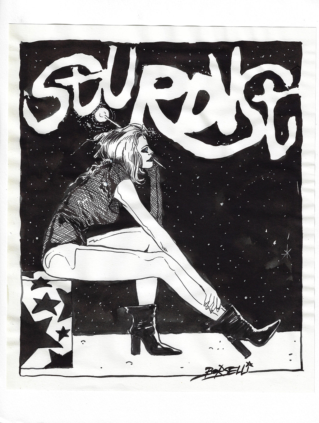 Portfolio Stardust con disegno originale 1