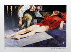 Signed Print Caravaggio Painter And The Model