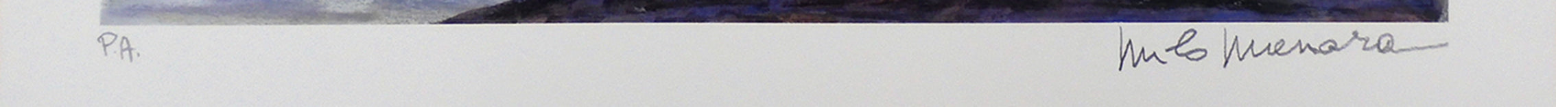 Stampa Firmata Caravaggio Pittore E La Modella