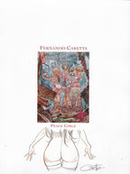 Peace Girls Portfolio with original drawing 11, Roman numerals