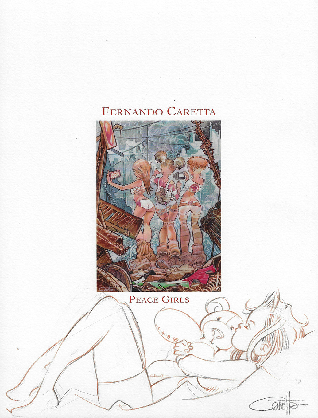 Portfolio Peace Girls con disegno originale 18