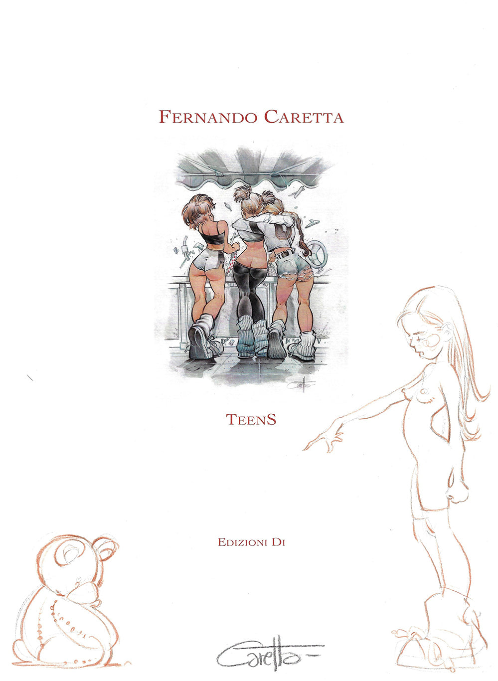 Teens Portfolio With Original Drawing 2