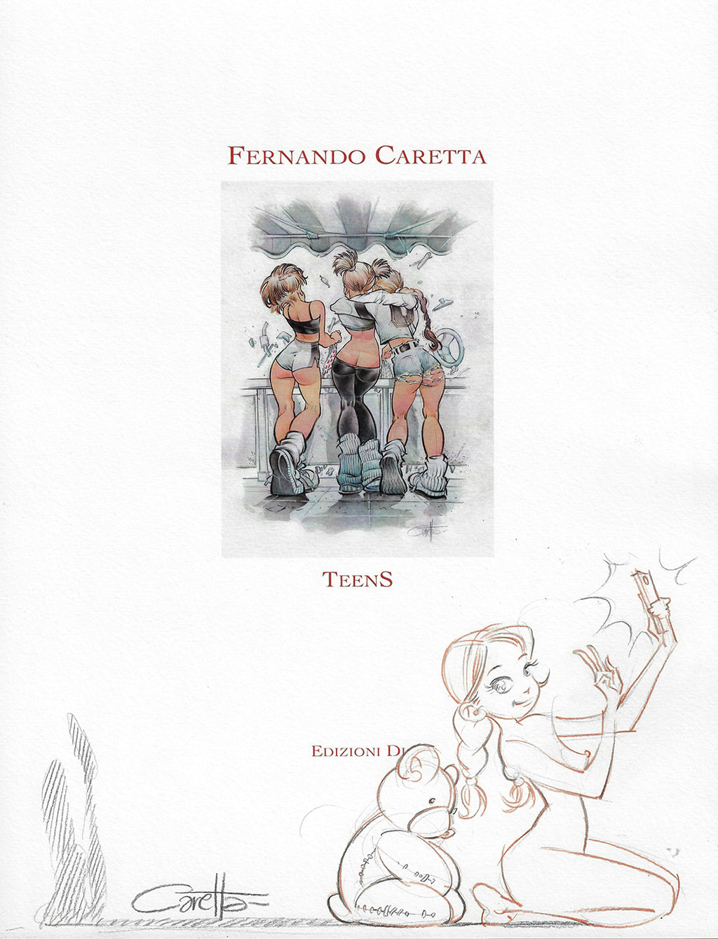 Teens Portfolio With Original Drawing 2
