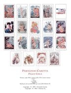 Peace Girls Portfolio with original drawing 11, Roman numerals