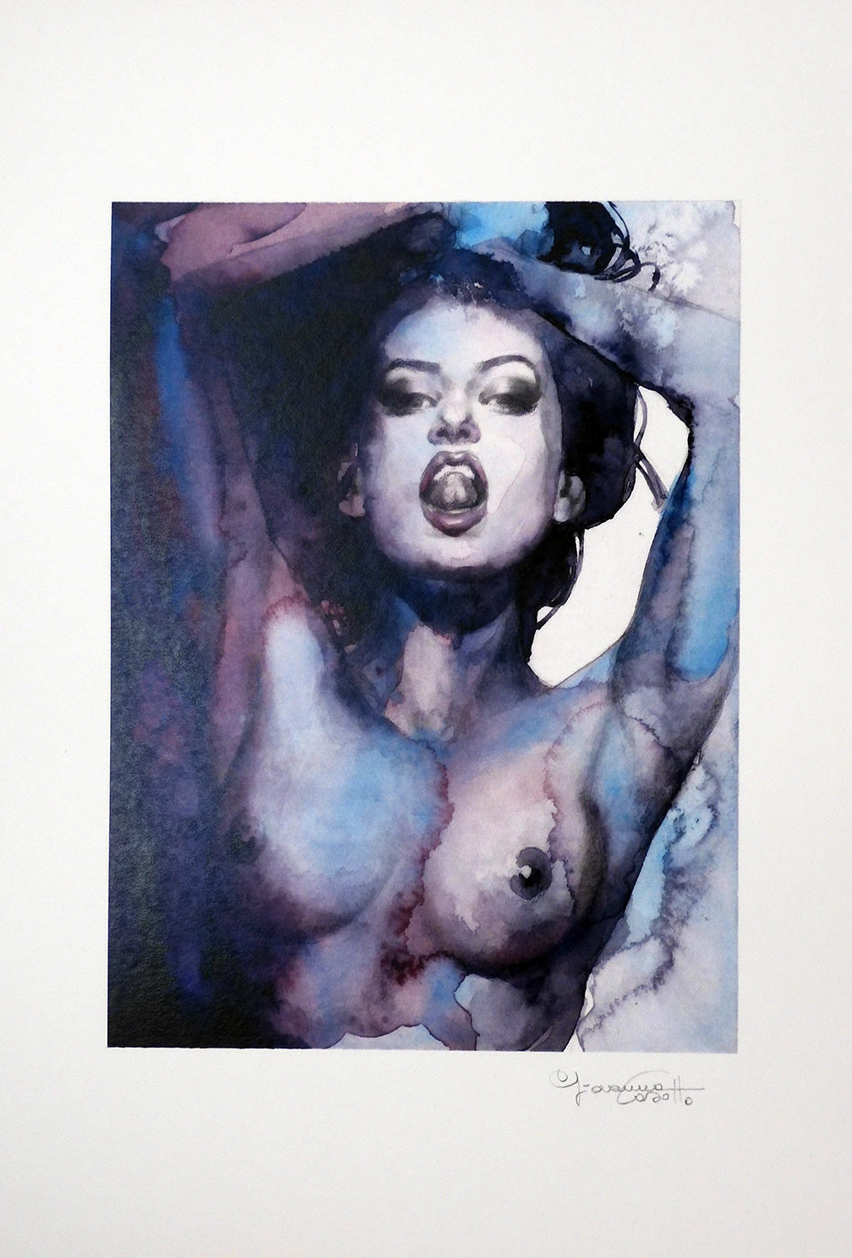 Casotto Portfolio Acquarelle 2 con disegno originale 12