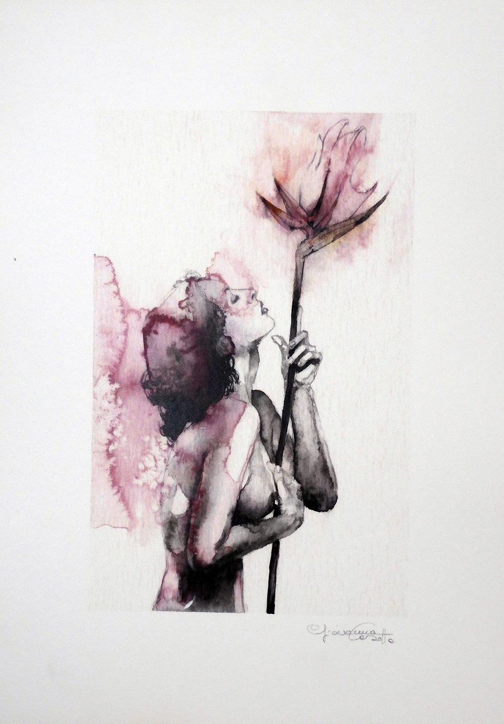 Casotto Portfolio  Acquarelle 2 con disegno originale 10