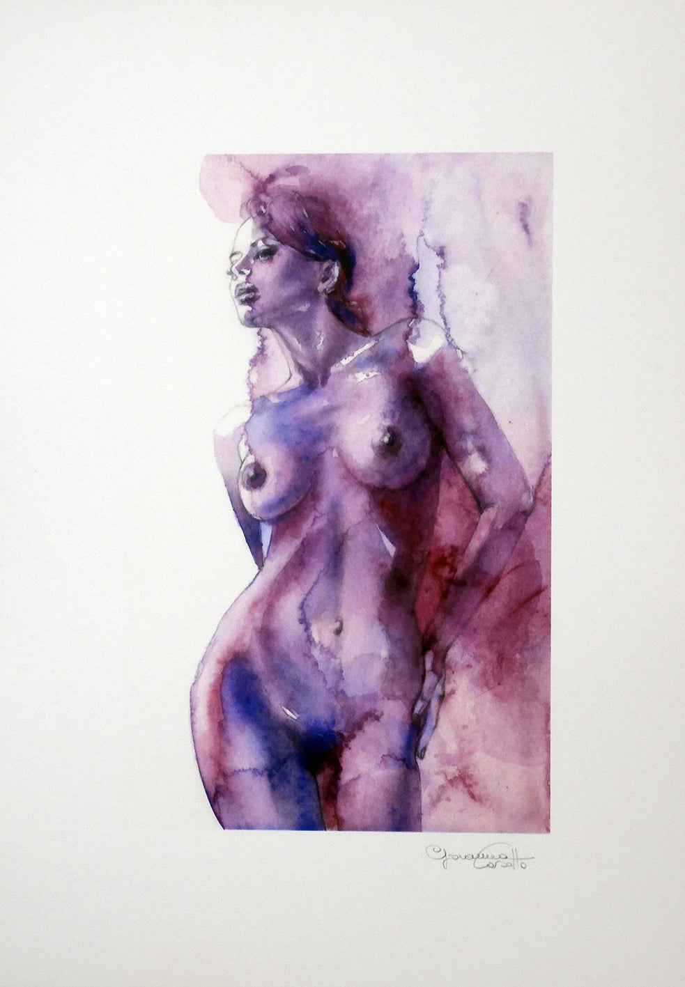 Casotto Portfolio Acquarelle 2 con disegno originale 12