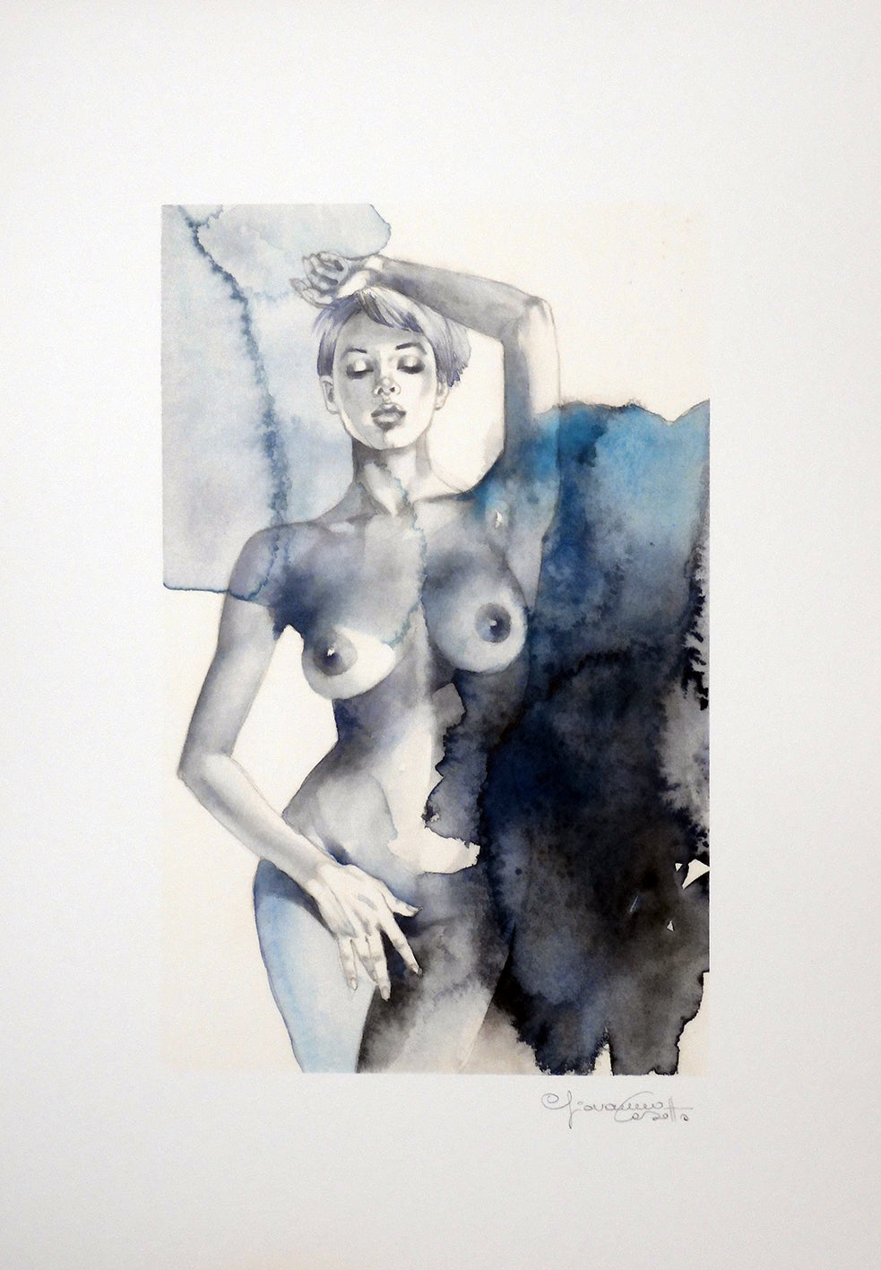 Casotto Portfolio  Acquarelle 2 con disegno originale 10