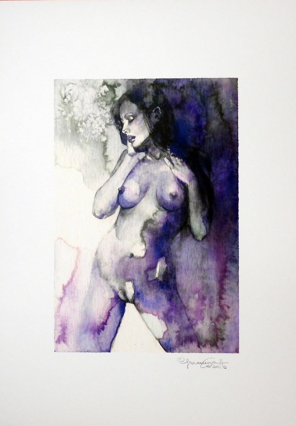 Casotto Portfolio  Acquarelle 2 con disegno originale 10