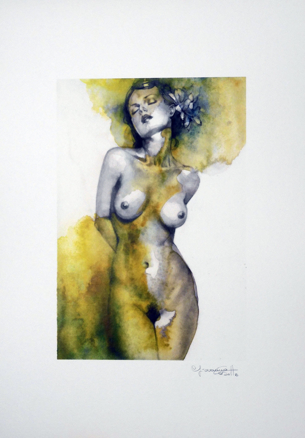 Casotto Portfolio  Acquarelle 2 con disegno originale 6