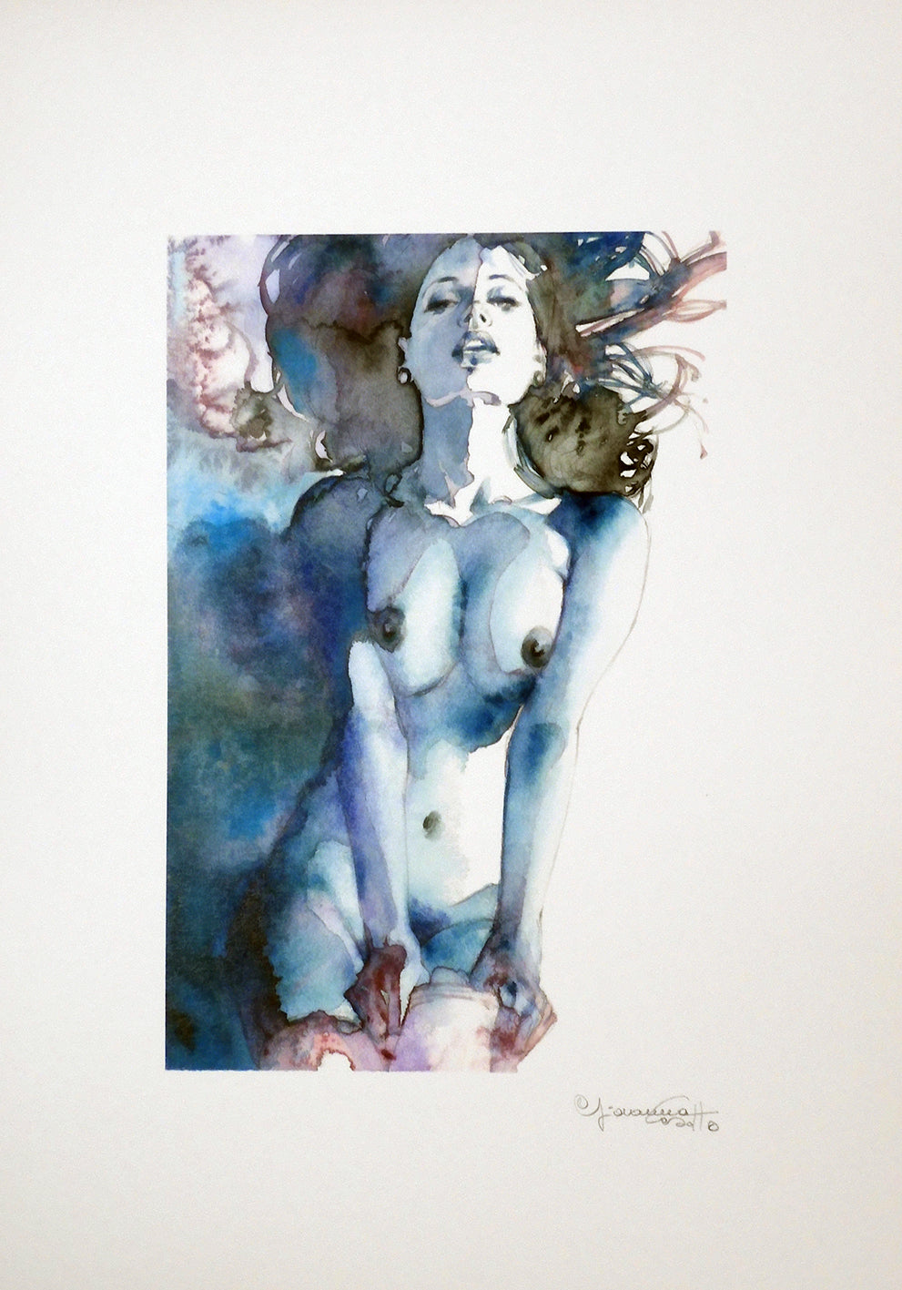 Casotto Portfolio  Acquarelle 2 con disegno originale 10