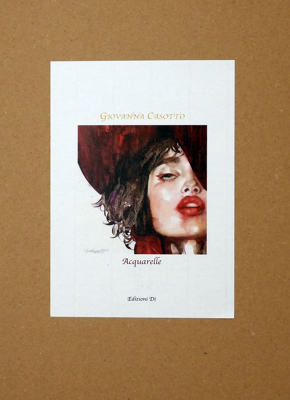 Casotto Portfolio Acquarelle con disegno originale 11