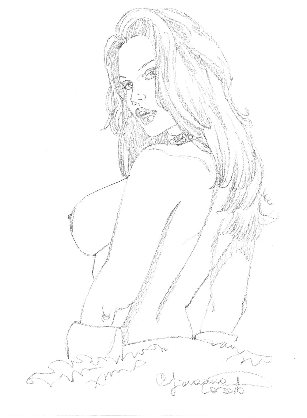 Casotto Portfolio Acquarelle con disegno originale 12