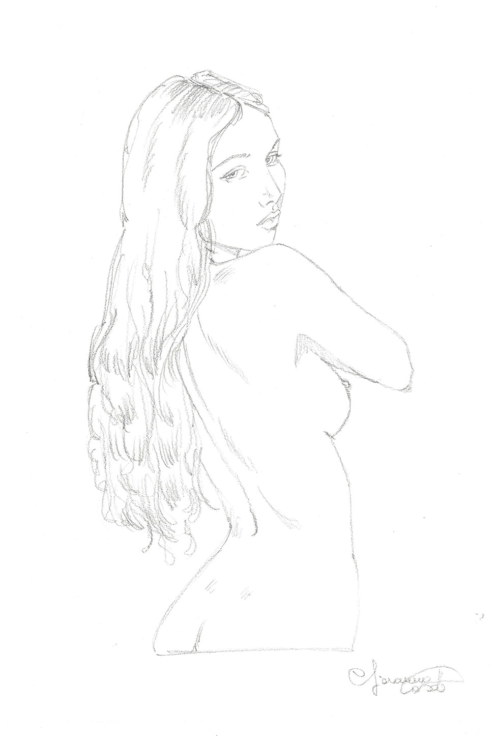 Casotto Portfolio  Acquarelle 2 con disegno originale 11