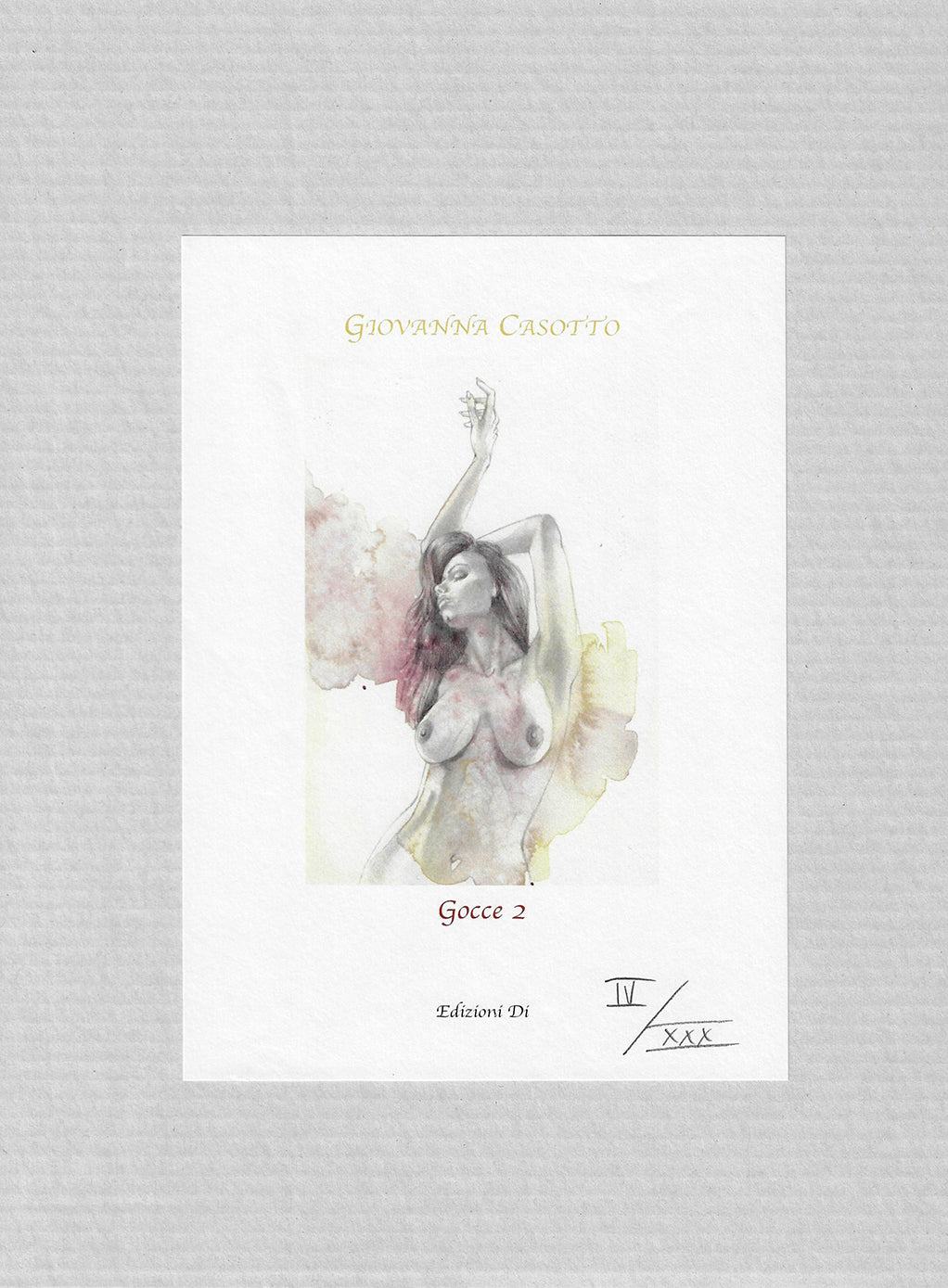 Casotto Portfolio Gocce 2 con disegno originale 5