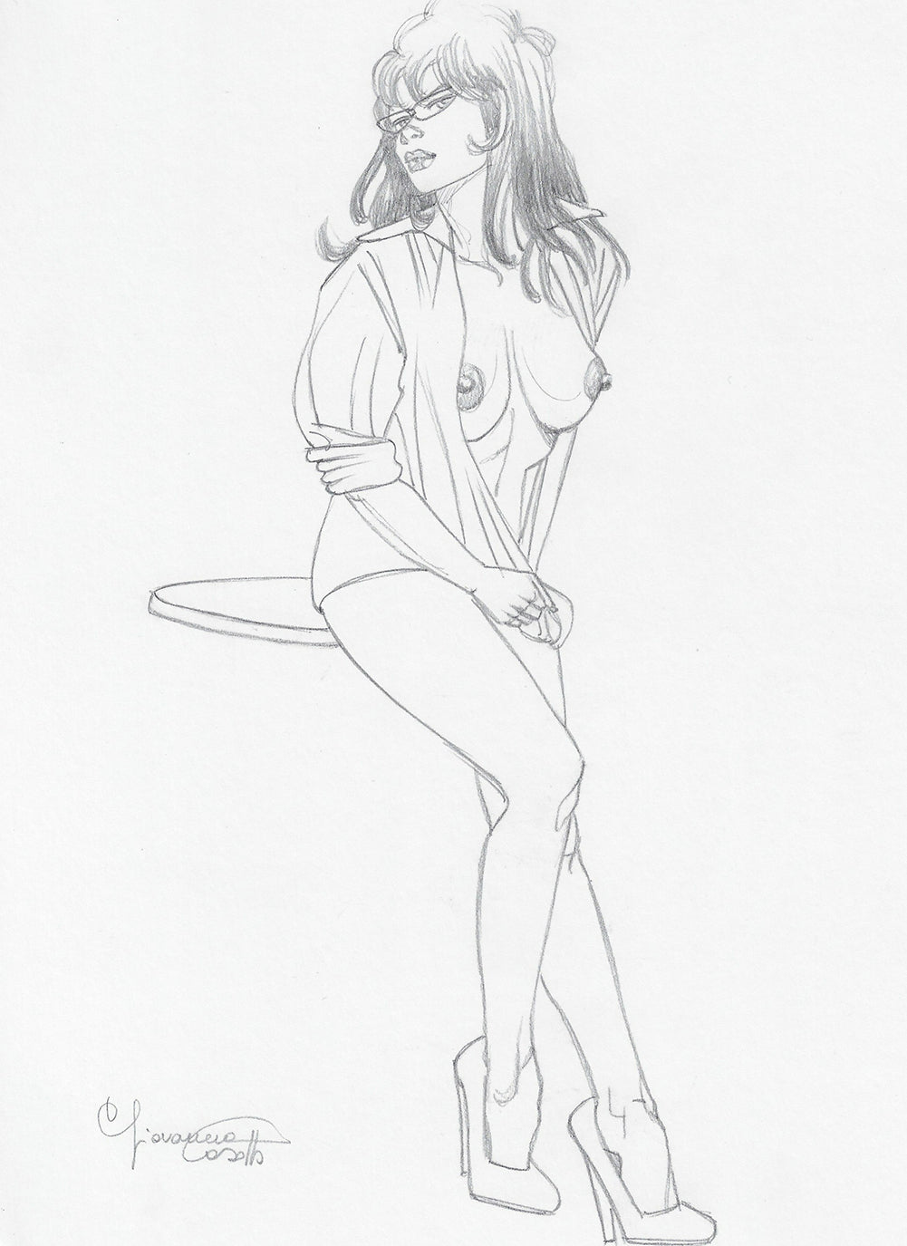Casotto Portfolio Gocce 2 con disegno originale 1