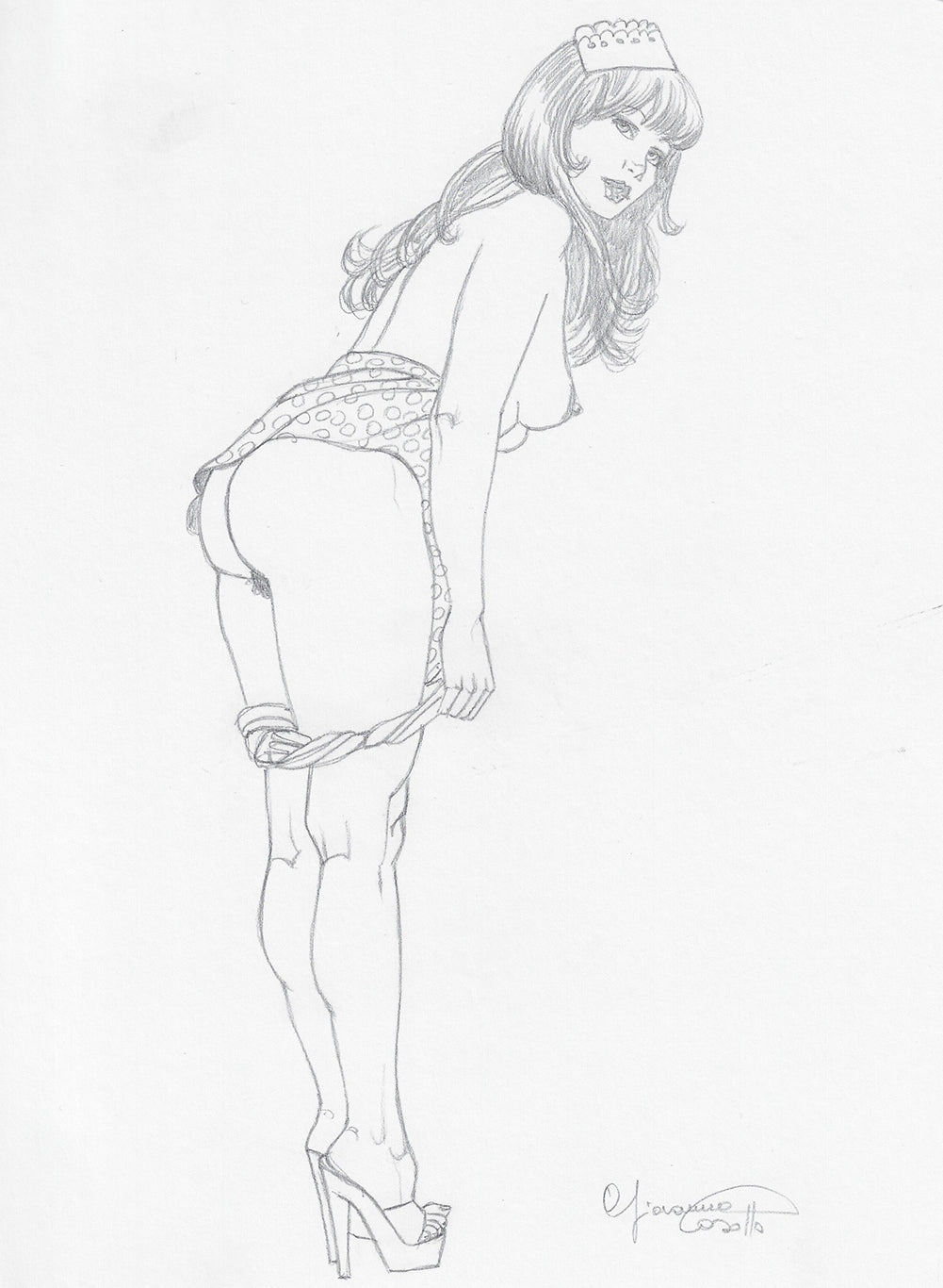 Casotto Portfolio Gocce 2 con disegno originale 2