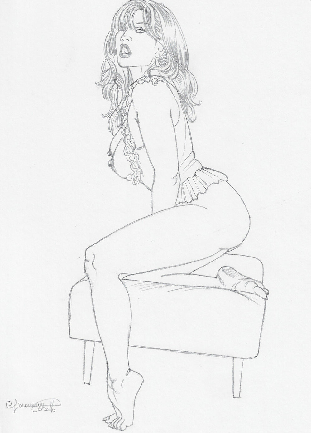 Casotto Portfolio Gocce 2 con disegno originale 7