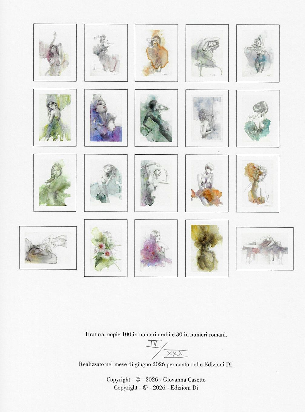 Casotto Portfolio Gocce 2 con disegno originale 5