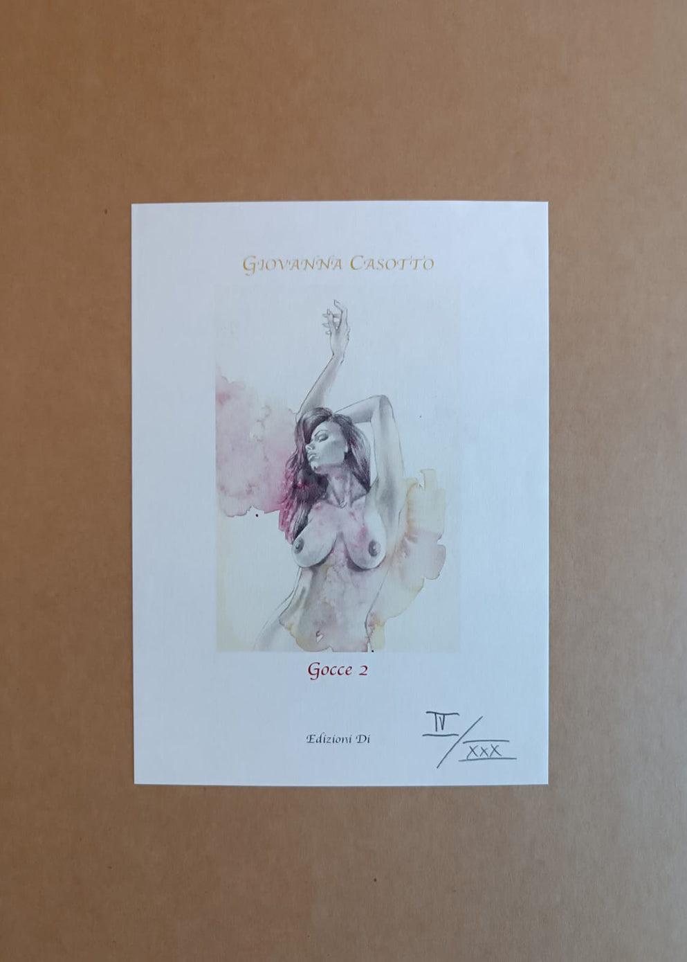 Casotto Portfolio Gocce 2 con disegno originale 5