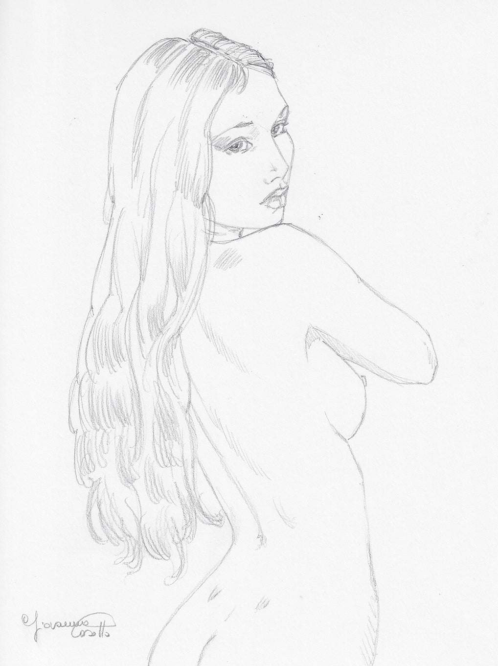 Casotto Portfolio Watercolors with original drawing 1