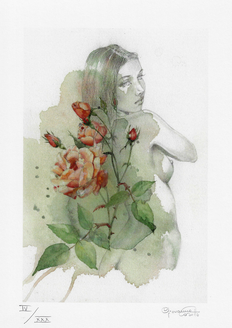 Casotto Portfolio Gocce con disegno originale 5
