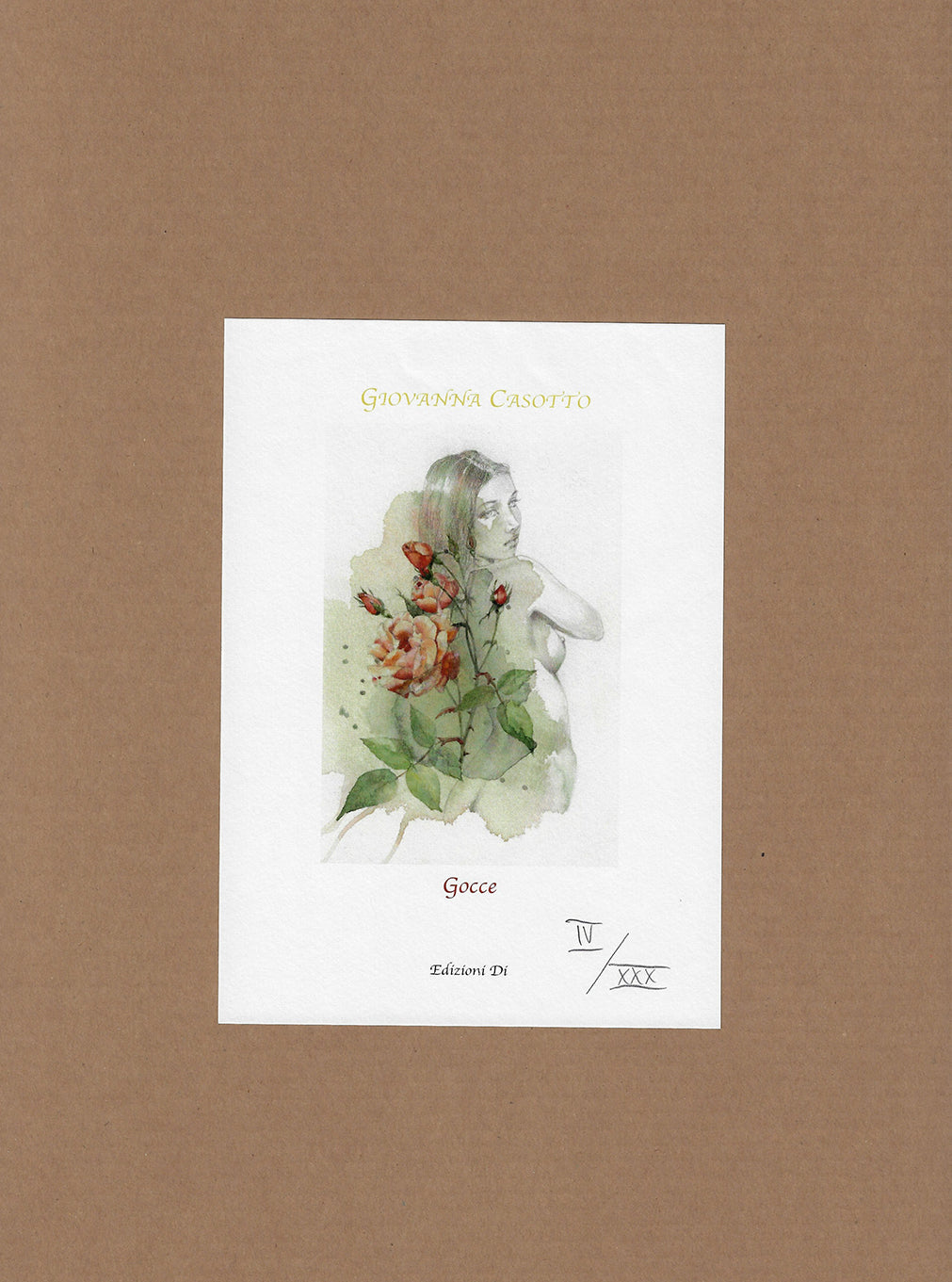 Casotto Portfolio Gocce con disegno originale 5