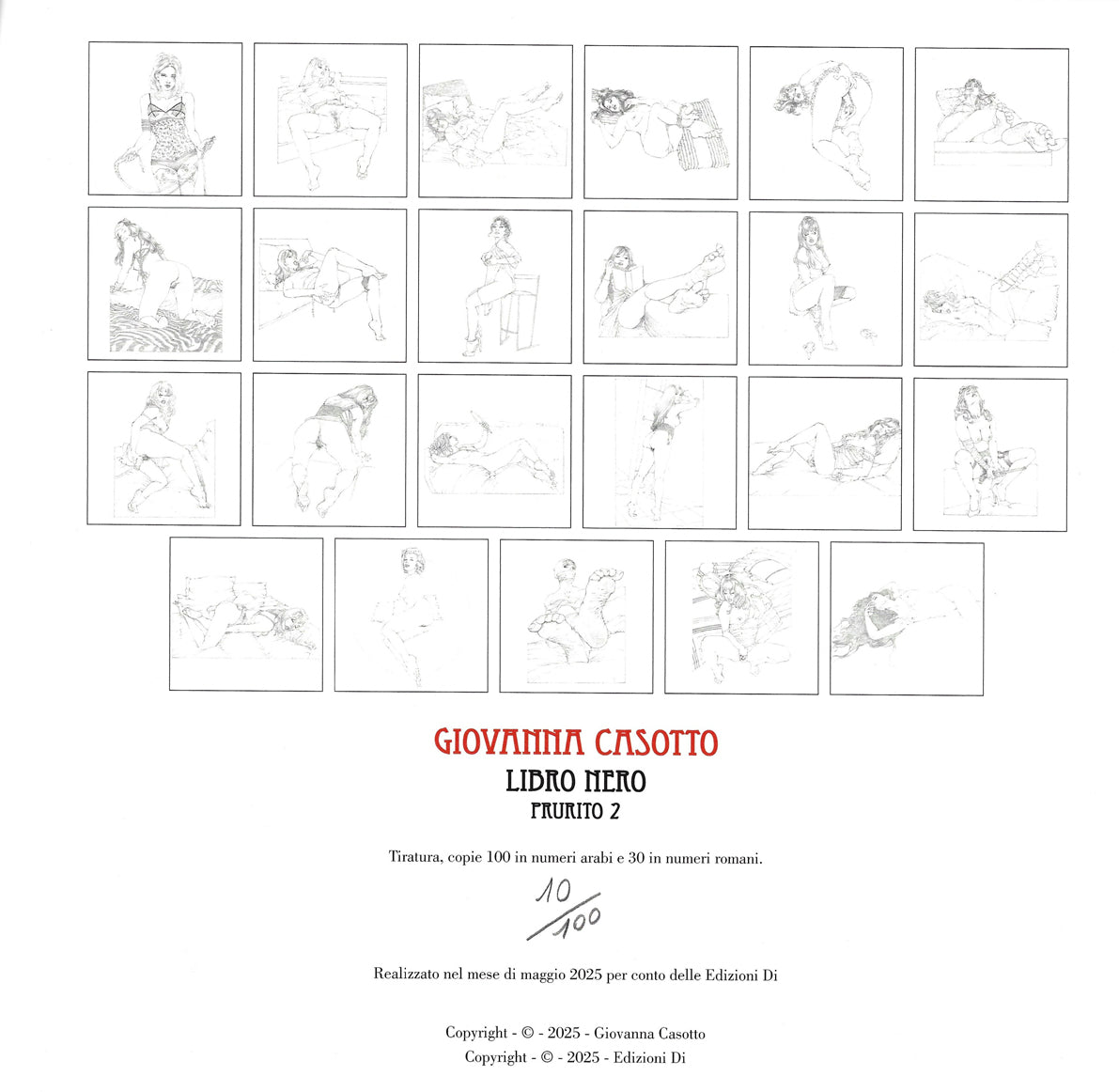 Portfolio Libro nero - Prurito 2 con bacio