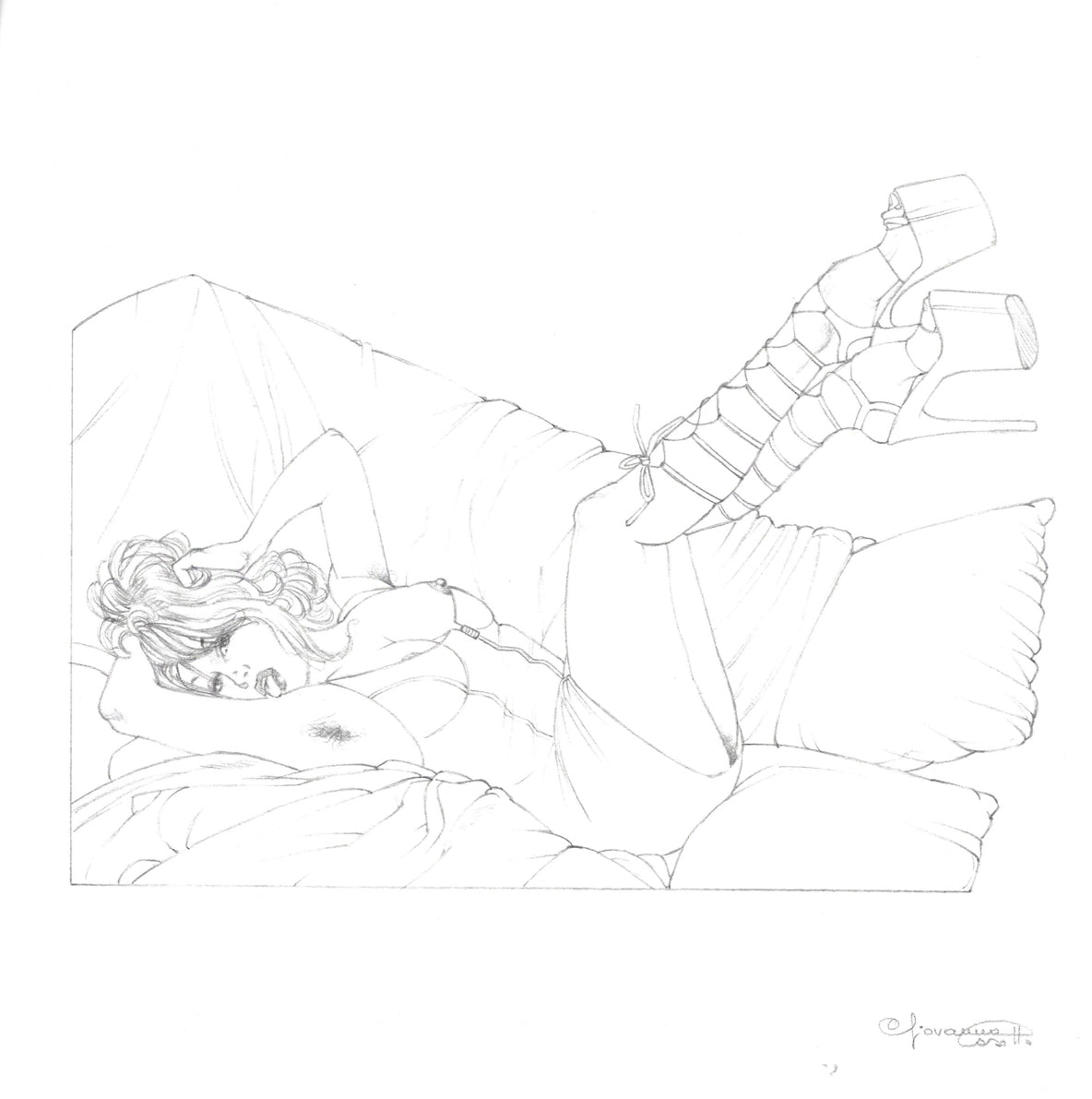 Portfolio Libro nero - Prurito 2 con bacio