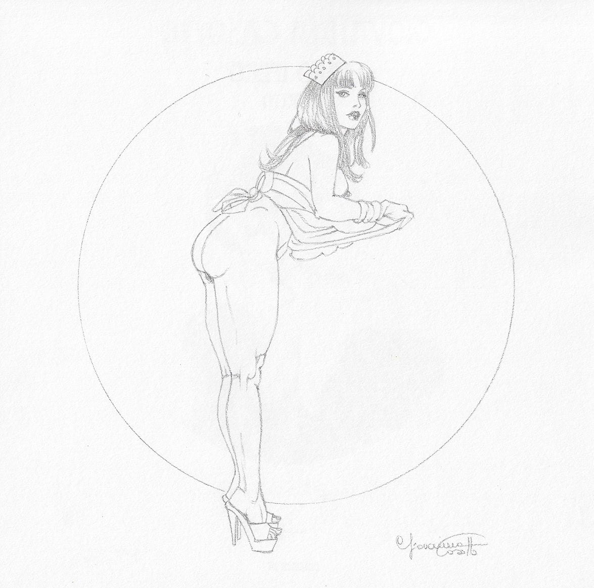 Portfolio Libro nero - Prurito con disegno originale 20