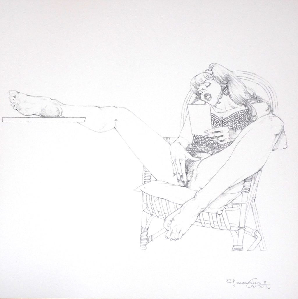 Portfolio Libro nero - Prurito con disegno originale 24