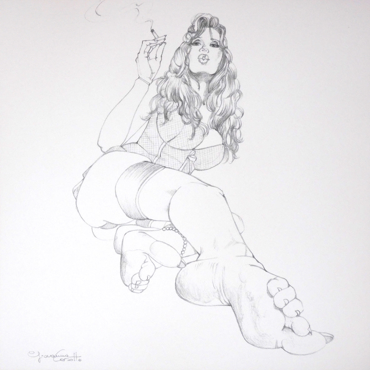 Portfolio Libro nero - Prurito con disegno originale 24