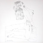 Portfolio Libro nero - Prurito con disegno originale 28