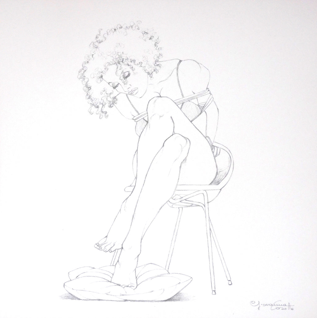 Portfolio Libro nero - Prurito con disegno originale 24