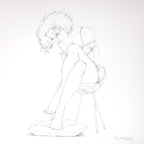 Portfolio Libro nero - Prurito con disegno originale 28